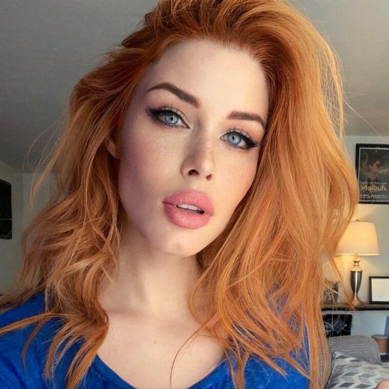 Red Hair And Blue Eyes Are A Rare Combination
