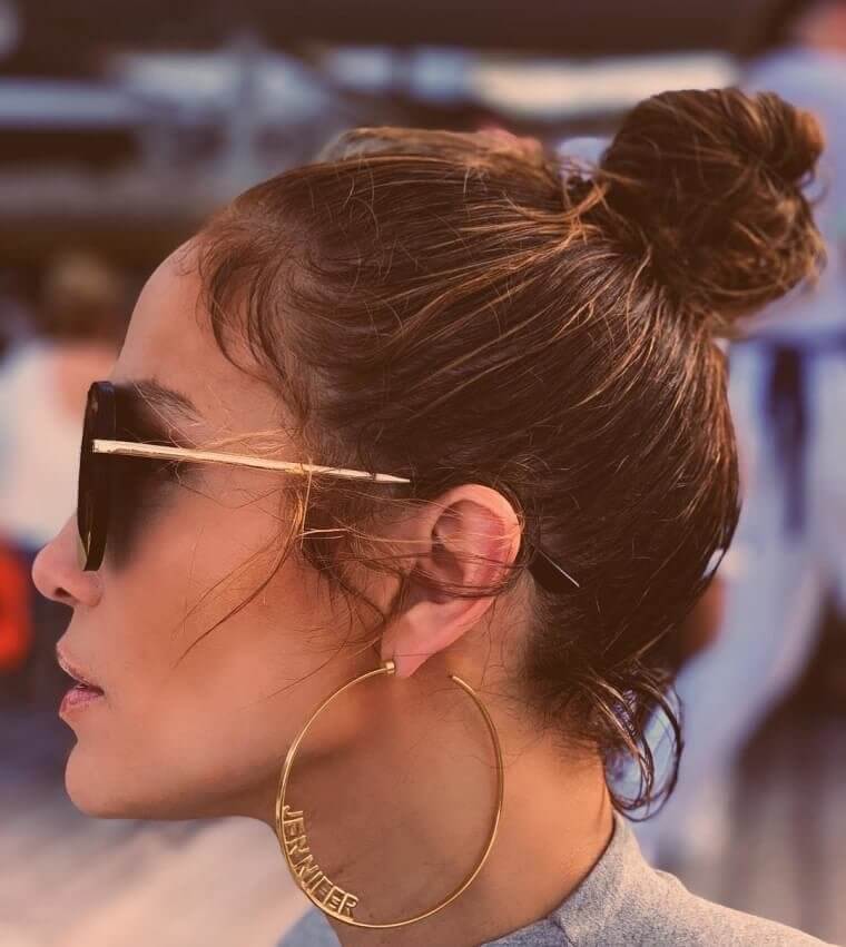 Nail a Top Knot, Jennifer Lopez Style