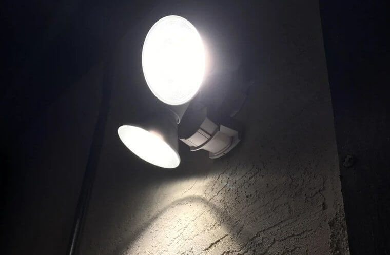Motion-Sensor Lights Outside Scare People off